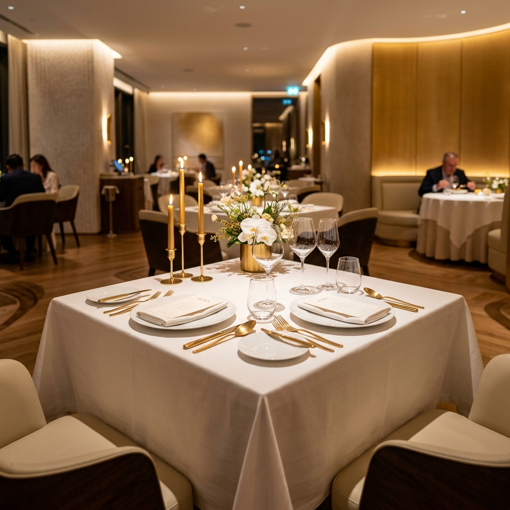L'Ambre Fine Dining Ambiance