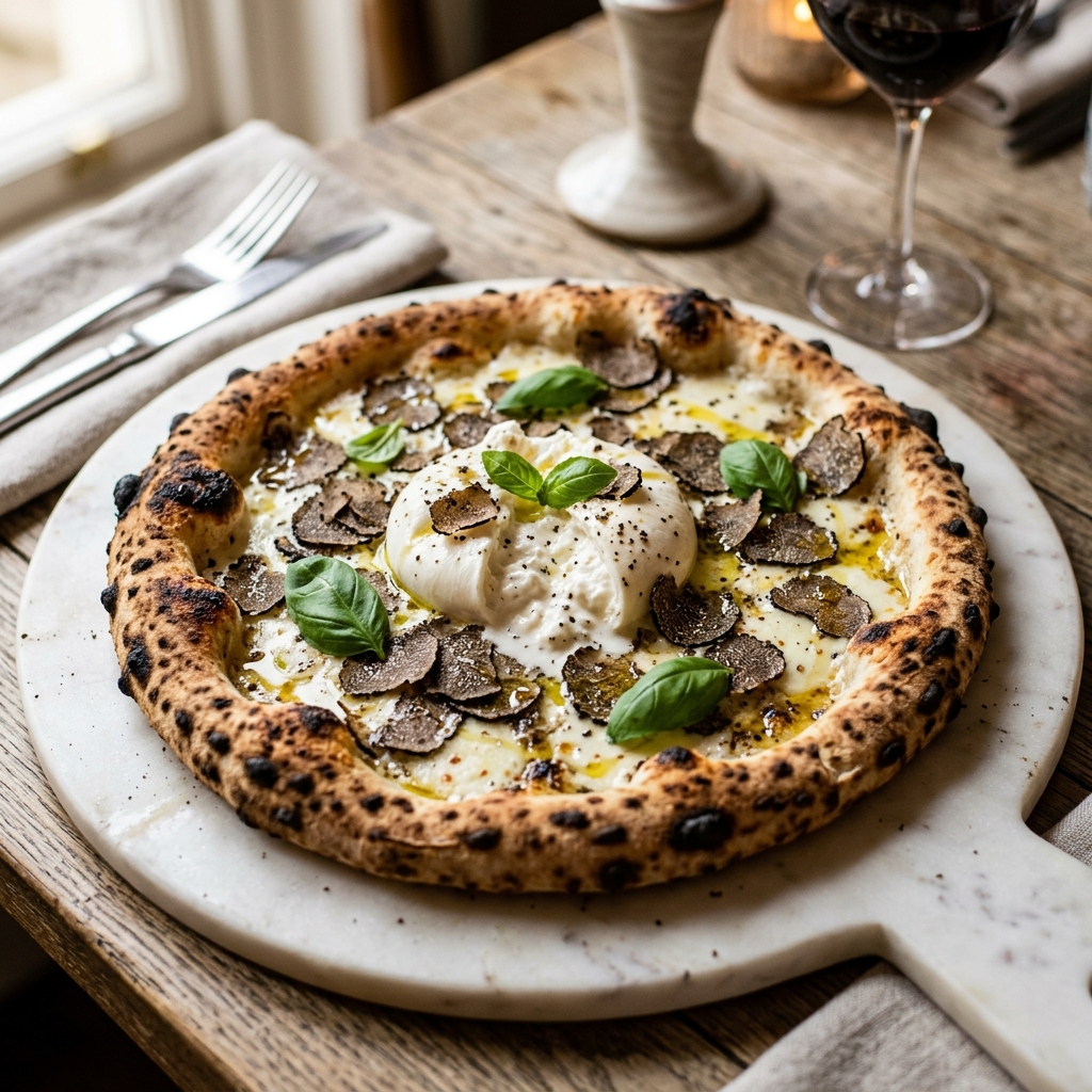 Truffle & Burrata Pizza